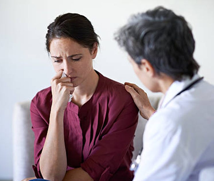 Patient with doctor consultation